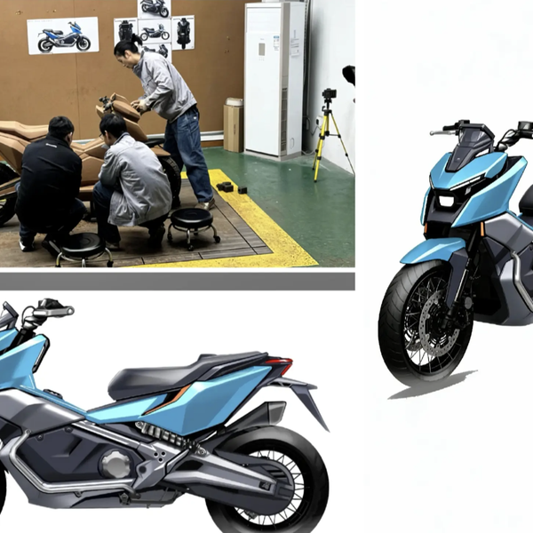 张雪ADV350踏板终于开模！不再是PPT，最快3个月路试！