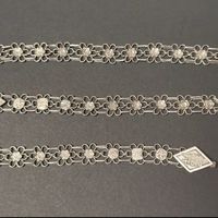 贰玖叁｜民国.囍扣万寿福梅花银链