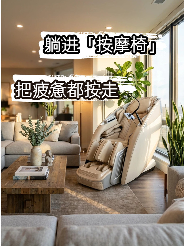躺进按摩椅，把疲惫都按走