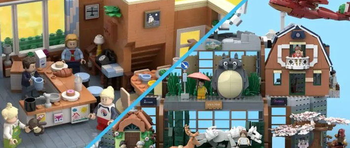 乐高Ideas万票作品 篇零：情怀拉满！欢乐满屋与吉卜力工作室同时杀入乐高Ideas万票阵容