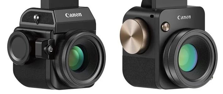 佳能展示概念复古相机，仿中画幅单反腰平取景设计