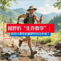 越野跑的时间估算与补给规划：构建山野移动效率模型