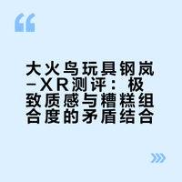 大火鸟玩具钢岚-XR测评：极致质感与糟糕组合度的矛盾结合