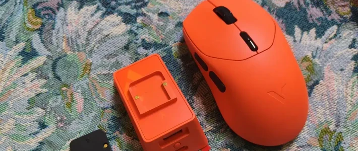 259r中小鼠毕业？雷柏VT1焰影橙+P5 PLUS充电底座夯麻了！