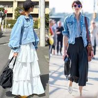 从裤装到裙装，复古牛仔夹克才是春夏的百搭之王