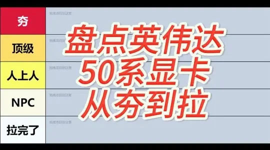 英伟达RTX 50系显卡全系盘点：参数、性能与选购建议