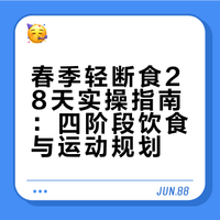 一个简单快速的减肥方法：春季轻断食，28天，我就瘦了15斤，最重要的还不伤身体...