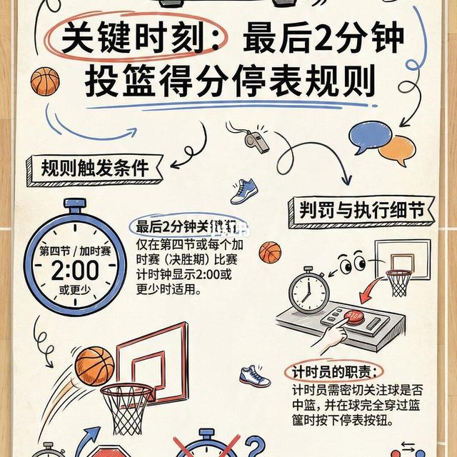篮球裁判分享：FIBA最后2分钟规则全解析！