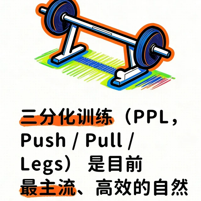 三分化训练（PPL，Push / Pull / Legs）✅