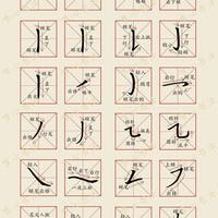 楷书笔画入门指南：从笔法逻辑到实践进阶