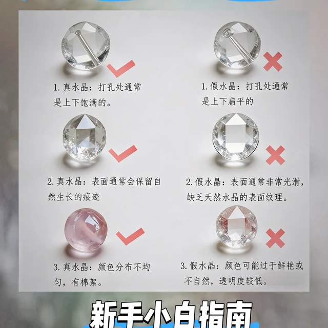 6种水晶真假辨别｜新手闭眼抄作业✅