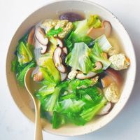 一人食，一碗鲜绿清淡的减脂餐