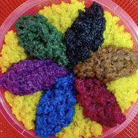 壮乡非遗美食，七彩糯米饭
