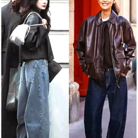 短皮衣春天爆火，说不上同款但精神感直接拉满