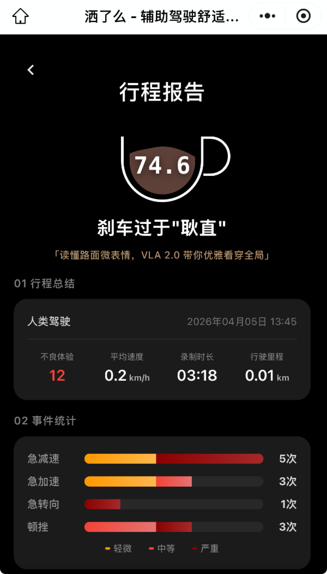 名字太逗了!小鹏智驾舒适度评测软件洒了么正式上线