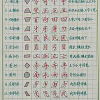 硬笔书法独体字结构练习指南✨