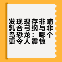 如果在澳大利亚发现了生存至今非哺乳类合弓纲和发现的幸存至今的非鸟恐龙，哪个事件会更加炸裂？古生物?