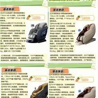 松胜按摩椅不同型号对比