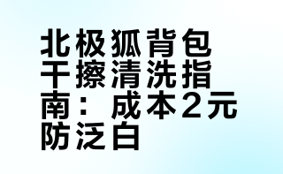 邪修超省力清洗北极狐，成本不到2块钱