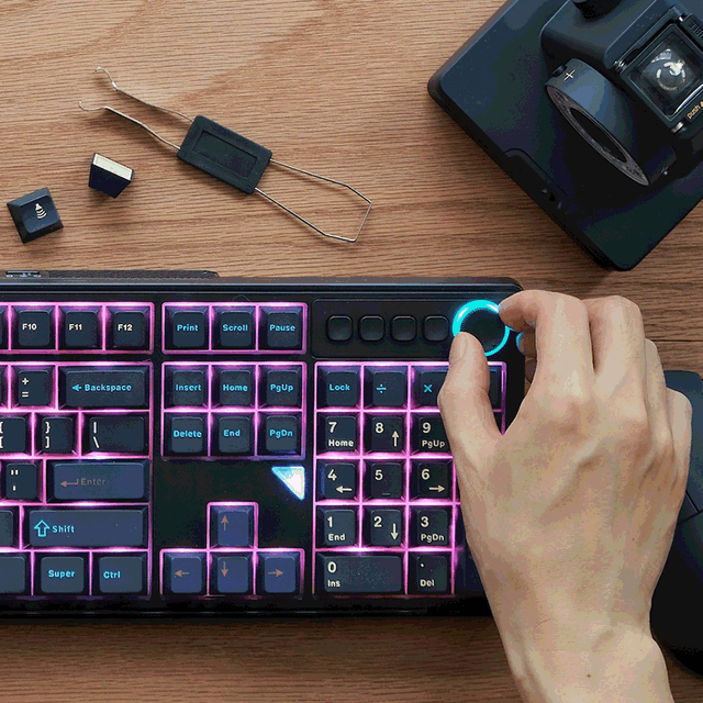 告别吵闹工位！GANSS GS3104TPro 键盘把安静打字做到了极致！