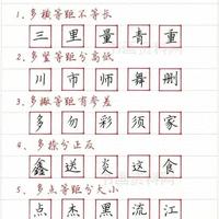 练字突破：结构优先的六大规律与实操解析