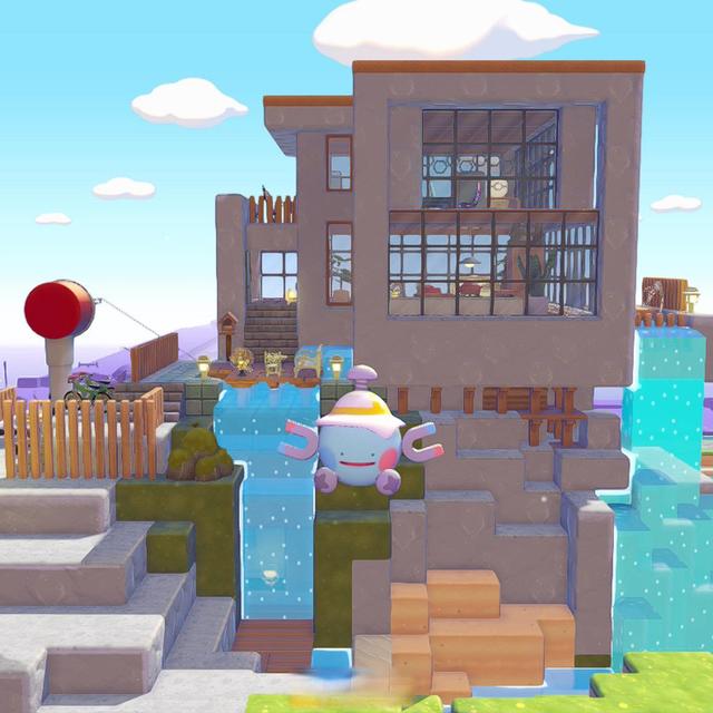 pokopia空空岛顶奢流水别墅完工（原创）