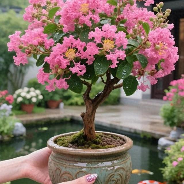 紫薇花全套栽培指南：从配土到修剪的百日养护攻略
