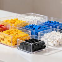 MOC效率翻倍秘诀：懒人也能闭眼入的乐高收纳系统，告别零件失踪焦虑