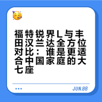 提到20万-30万级合资“真”7座家用SUV，丰田汉兰达是很多人的固有选择，福特锐界L则是美系阵营的热门选手。汉兰达主打稳省，锐界L胜在空间大、动力强还享重磅国补，究竟谁更适配中国家庭真实出行场景？今天从乘坐储物、驾乘感受、驾驶安全、购车用车四大核心场景实测对比，为选车提供参考。## 车文Channel的微博视频