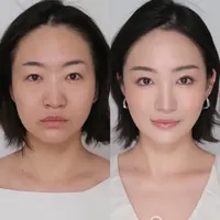 短发淡颜去老气妆容指南：新手粉彩妆全流程