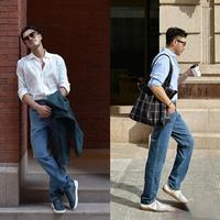 男士衬衫穿搭指南：是否塞裤腰需分情况讨论