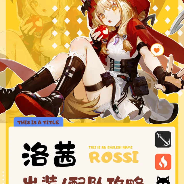 【终末地】洛茜出装配队攻略