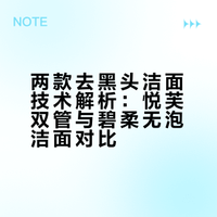 王不见王，两支去黑头洁面的新标杆