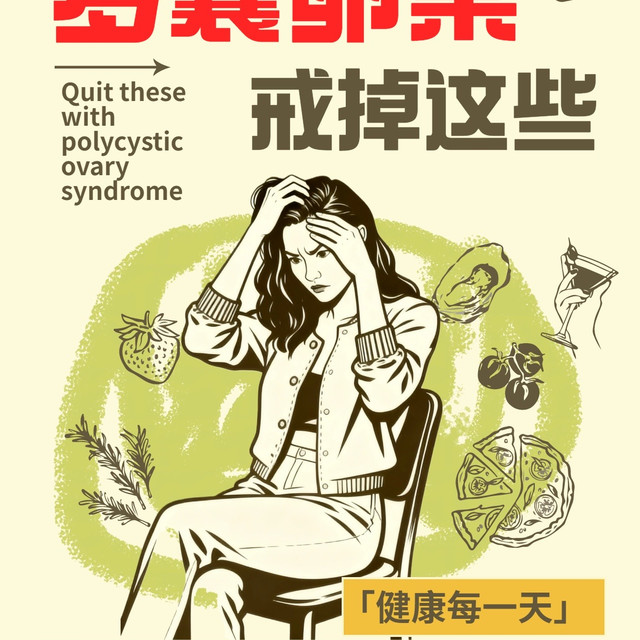 多囊卵巢饮食、一定戒掉这些！