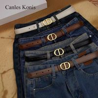 被问爆的 Canles Konis 真皮腰带！2026 新款，牛仔裤的本命 CP