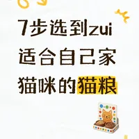 怎么选对猫粮？关注这7点！