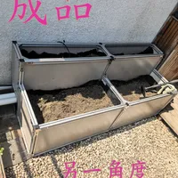 铝型材和瓷砖做的花盆