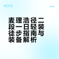 麦理浩径二段精华🌊一日轻装装备清单🧾