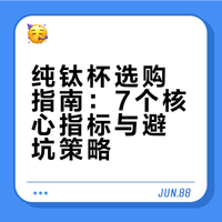 纯钛杯已买！能帮一个是一个，坚决不删❗