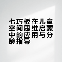 娃的空间启蒙，七巧板就够了✨