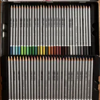 施德楼水溶彩铅60色 色卡及使用感受