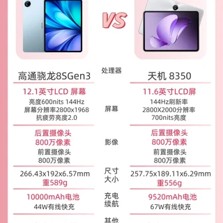 vivo Pad3、OPPO Pad3该怎么选？