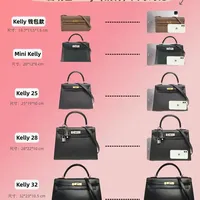 一目了然爱马仕 kelly 尺寸对比图✨