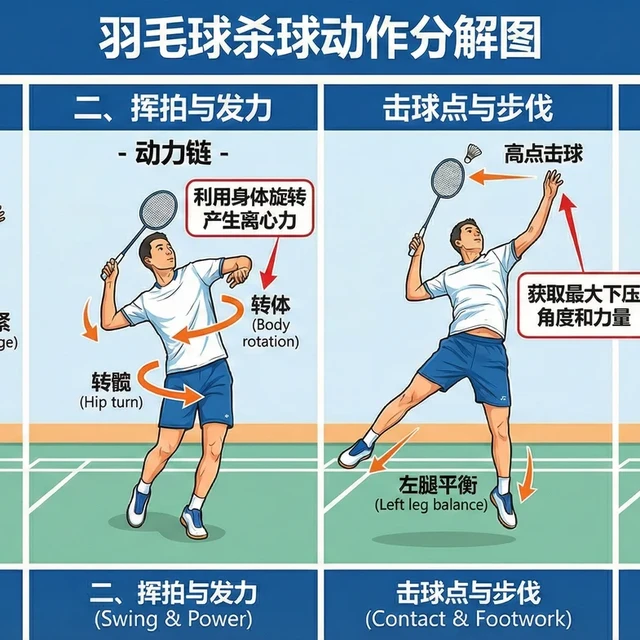 杀球总是软绵无力怎么办？