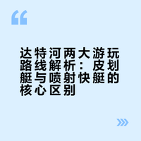 一篇看懂路线区别，达特河皮划艇&喷射快艇