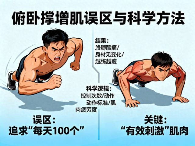 俯卧撑增肌的科学逻辑：告别无效堆量，精准刺激肌肉生长