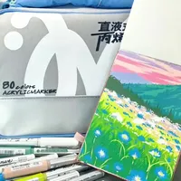 适合外出携带的马克笔评测：曼陆Pro丙烯马克笔80色特调分享