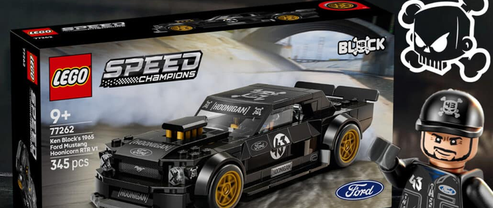 乐高新品消息 篇零：泪目！乐高致敬肯·布洛克，传奇野马登陆超级赛车系列