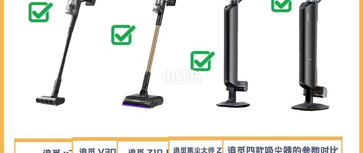 四款追觅吸尘器对比，看看哪款最适合你的家