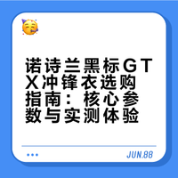 [好价挖掘] GTX 黑标 诺诗兰冲锋衣
